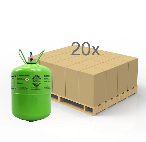 R-407A Ultra-Pure Refrigerant Cylinder (25 lb) – Virgin Grade, Professional Specification