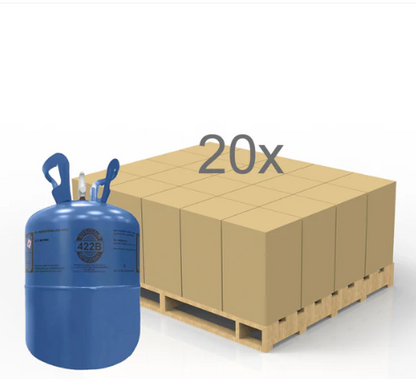 NU-22B (R-422B) Ultra-Pure Premium Refrigerant – 25 lb Factory-Sealed Precision Cylinder