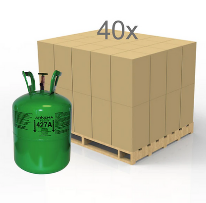 R-427A Ultra-Pure Refrigerant Cylinder (25 lb) – Virgin Grade, Professional Specification