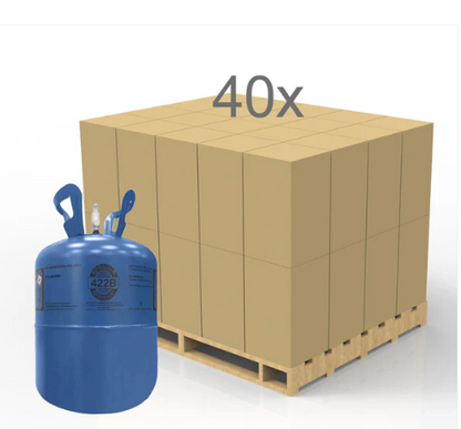 NU-22B (R-422B) Ultra-Pure Premium Refrigerant – 25 lb Factory-Sealed Precision Cylinder