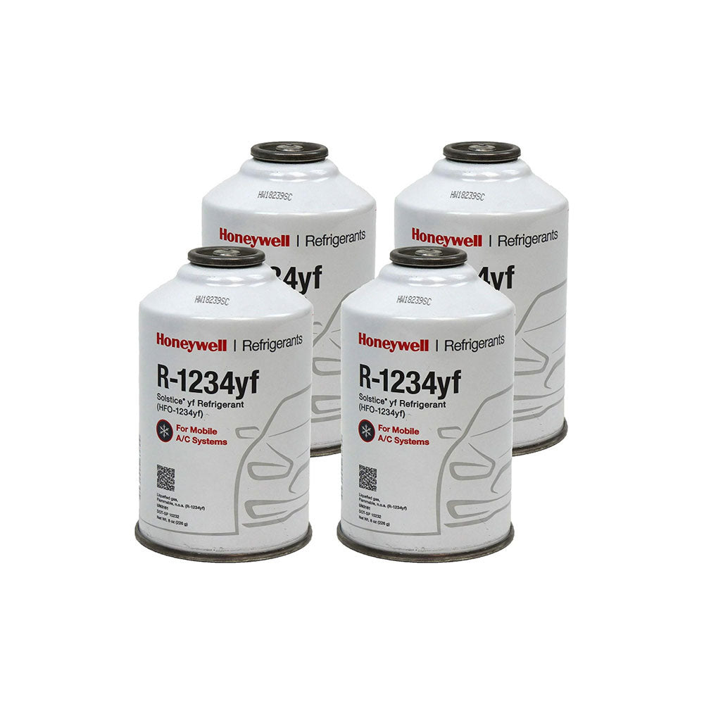 R-1234yf Ultra-Pure Premium A/C Refrigerant – 4-Pack of 8 oz Precision Service Cans