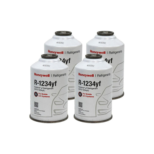 R-1234yf Ultra-Pure Premium A/C Refrigerant – 4-Pack of 8 oz Precision Service Cans
