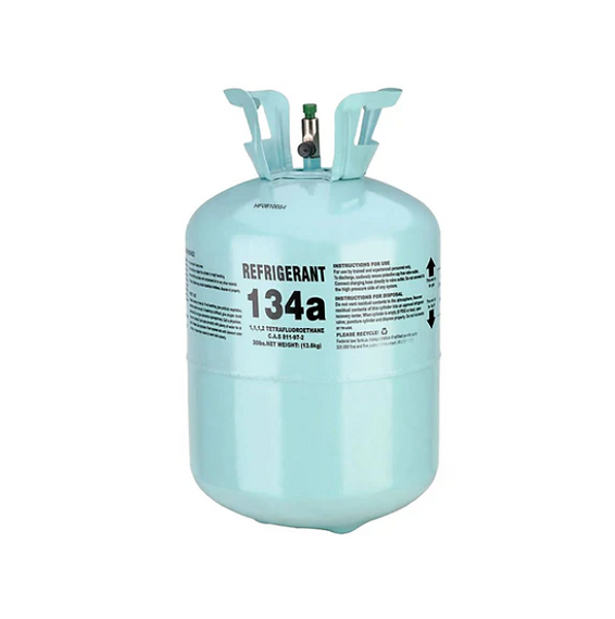 R-134a Ultra-Pure Premium A/C Refrigerant Cylinder (30 lb) – Factory-Sealed, Professional Specification